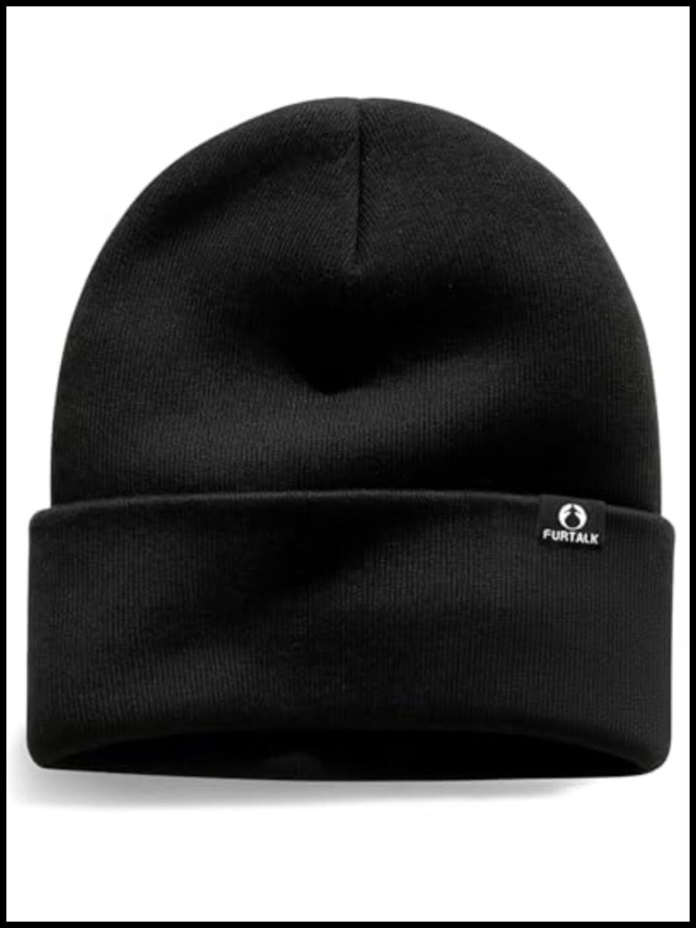 100% Merino Wool Beanie Hat Double Layer Knitted Warm Winter Hat